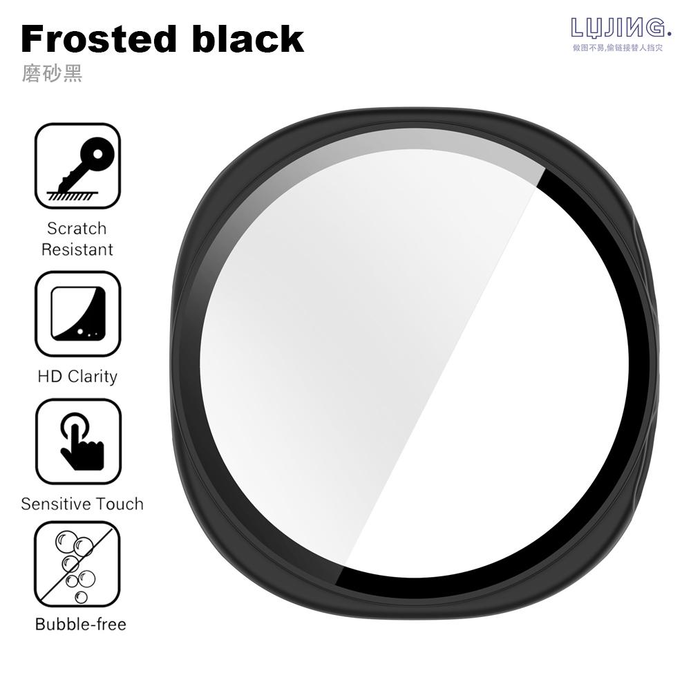 Vidrio+Funda para Samsung Galaxy Watch 8 Classic 46mm 40mm 44mm Protector de Pantalla de Vidrio Templado y Parachoques Protector de PC Duro Accesorios