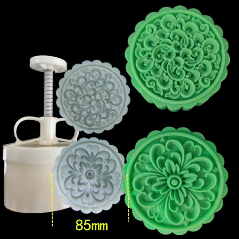 פסטיבל אמצע הסתיו סט חותכנים וצורות לעוגות ירח דרקון ופניקס לעוגה ועוגיות