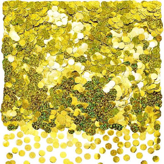 Multicolor Sparkle Foil Metallic Round Table Confetti Decor Circle Dots Mylar Scatter Wedding Bachelorette Valentines Mothers Day Baby Shower