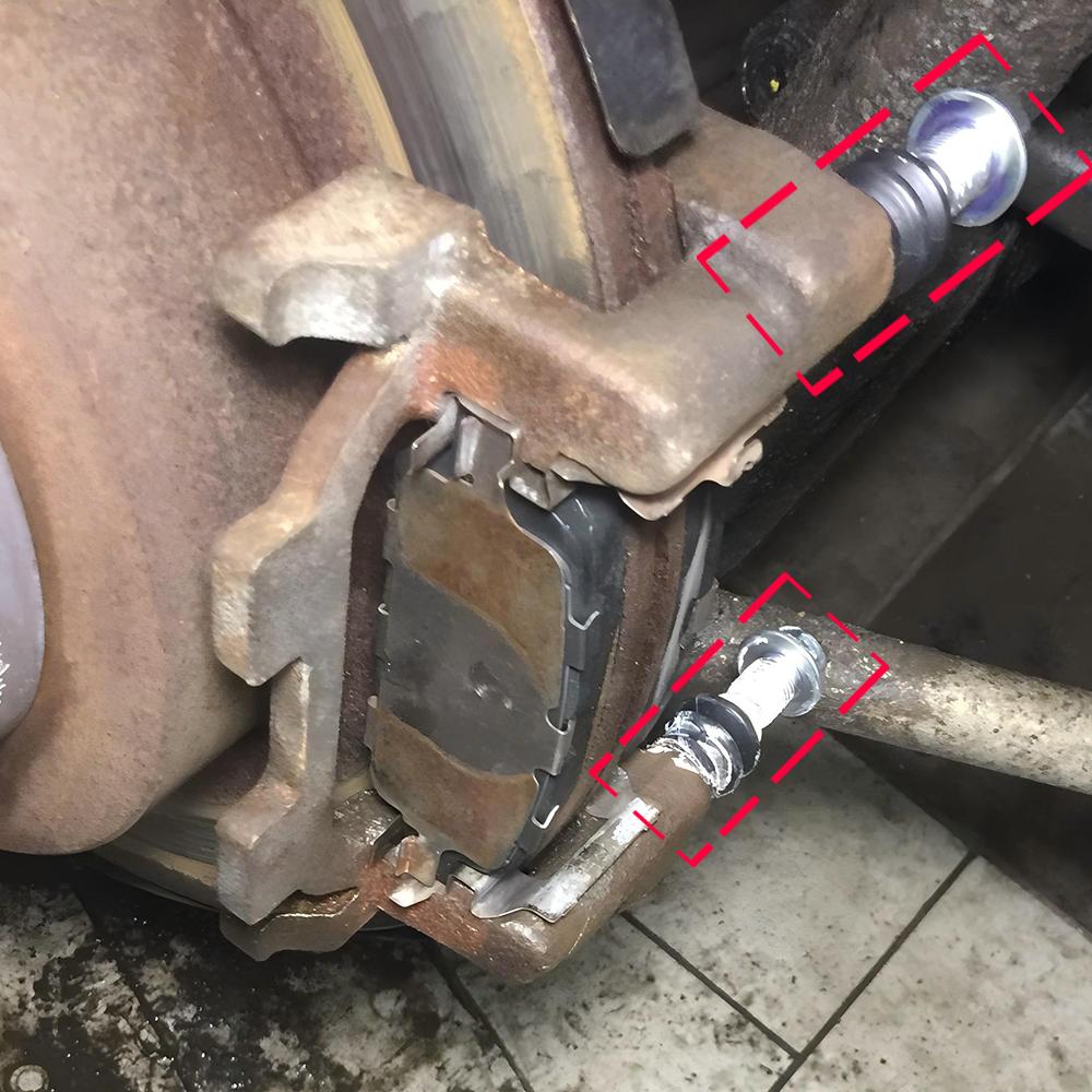 Rear Brake Caliper Cylinder Slider Guide Bolt Disc Repair Kit For Qashqai J10 2006 2008 2009 2010 2011 2012 2013 Dualis X-Trail T30/T31 Murano Z50 Z51