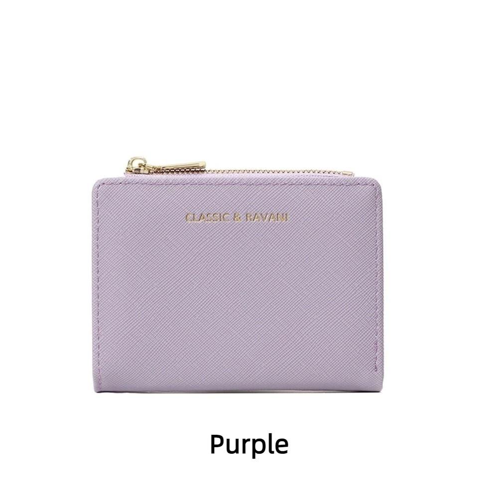 Card Pocket PU Coin Purse Coin Pouch Short Wallet Elegant Card Holders Clutch  Lady Gift