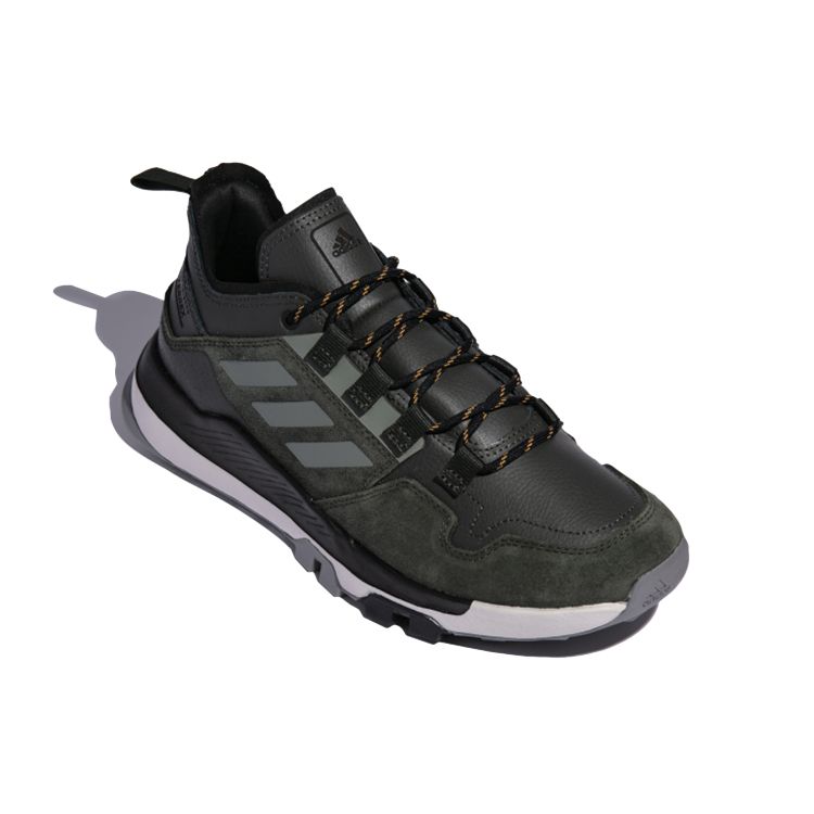 Adidas Terrex Hikster Leather Low Black Green Men Sneakers FX4663