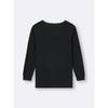 Gu By Uniqlo Style Heated Wide Neck Tee  9 Minute Sleeve  +e