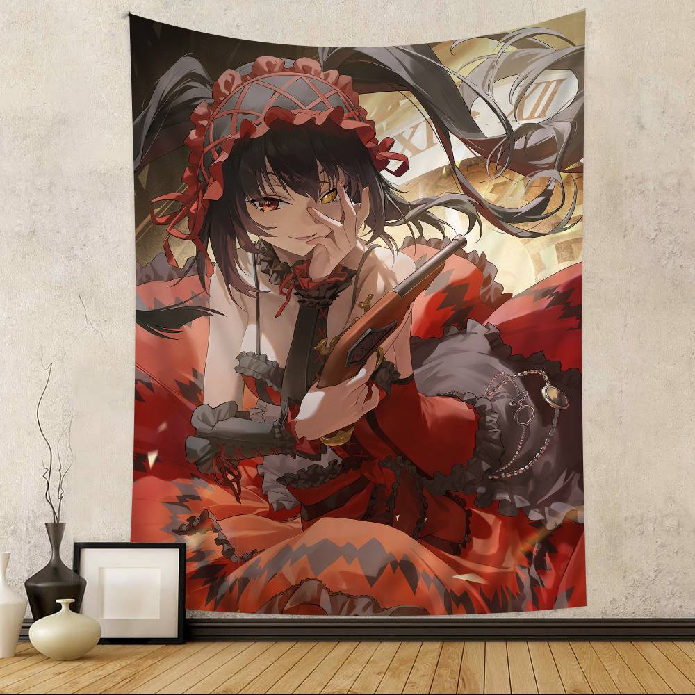 

DATE A LIVE Напечатанный Большой Настенный Гобелен Дешевый Хиппи Настенное Полотно Богемские Настенные Гобелены Мандала Домашний Декор 74x94cm(29x37in)