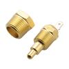 Coolant Water Oil Sensor Coolant Temp Sensor Accurate Temperature Measurement Brass Thread-in Probe Automotive Cooling System