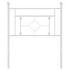Replacement Headboard Metal White 75 Cm