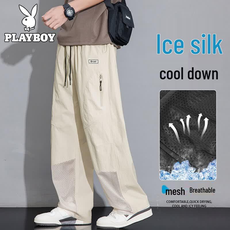 PLAYBOY Men s Ice Silk Cargo Pants M