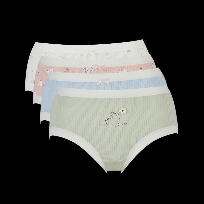 Fenteng Women's Antibacterial Briefs 4-Pack