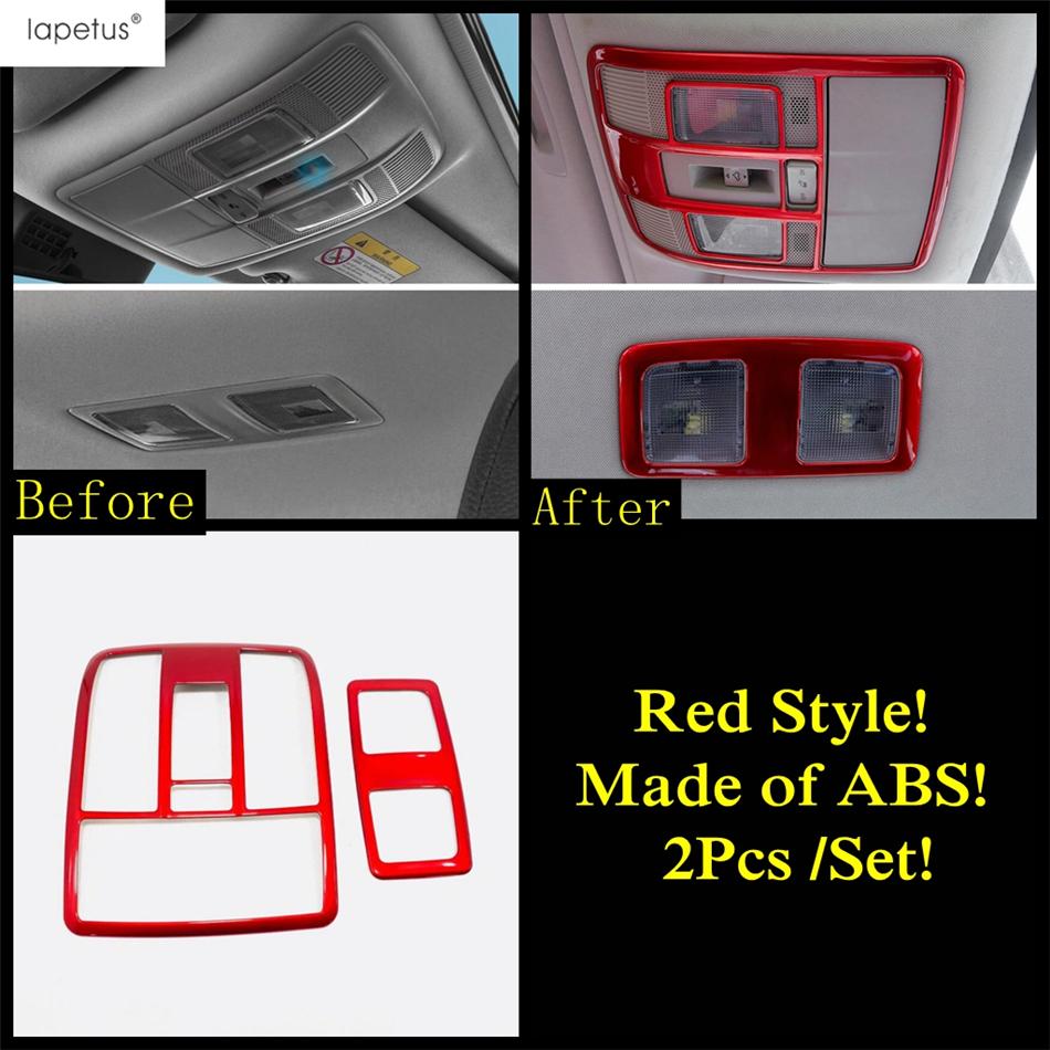 Predná spodná mriežka / Volant / Hlavica radiacej páky / Kryt čítacieho svetla Červené príslušenstvo pre Mazda CX-5 CX5 2017 - 2024