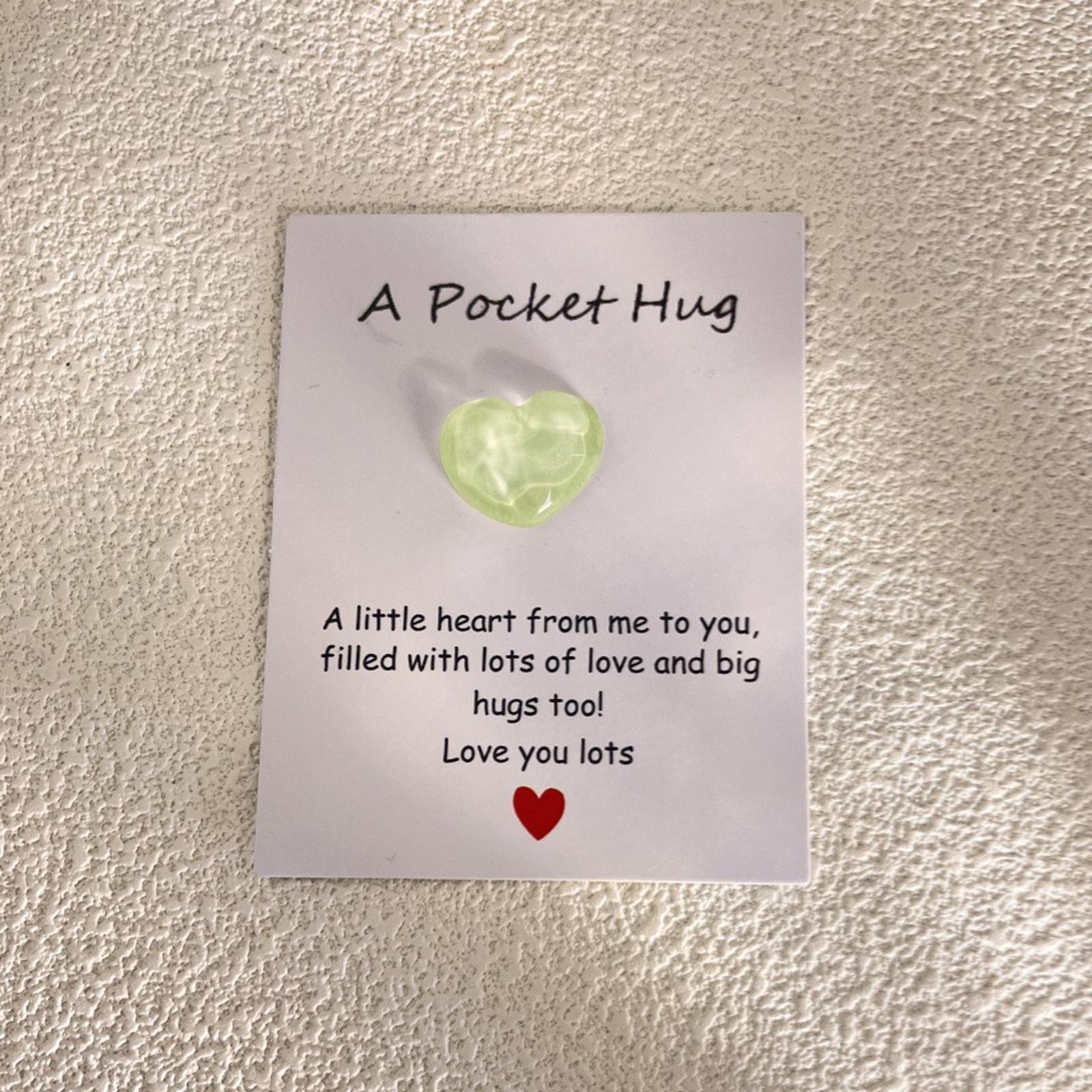 

Карманная открытка с объятиями в виде ледяной трещины и водной ряби в форме сердца, пластиковый подарок 1 шт. One Size