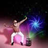 NGS WILD CLUB: 80W sans fil BT/TWS, USB/AUX, laser LED, batterie 6h.