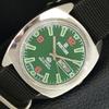 AUTOMATIC VINTAGE RICOH R31 JAPAN MENS GREEN COLOR DIAL WATCH A707661-1