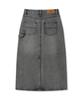 Code Graphy (Women) Denim Long Skirt_Vintage Blue