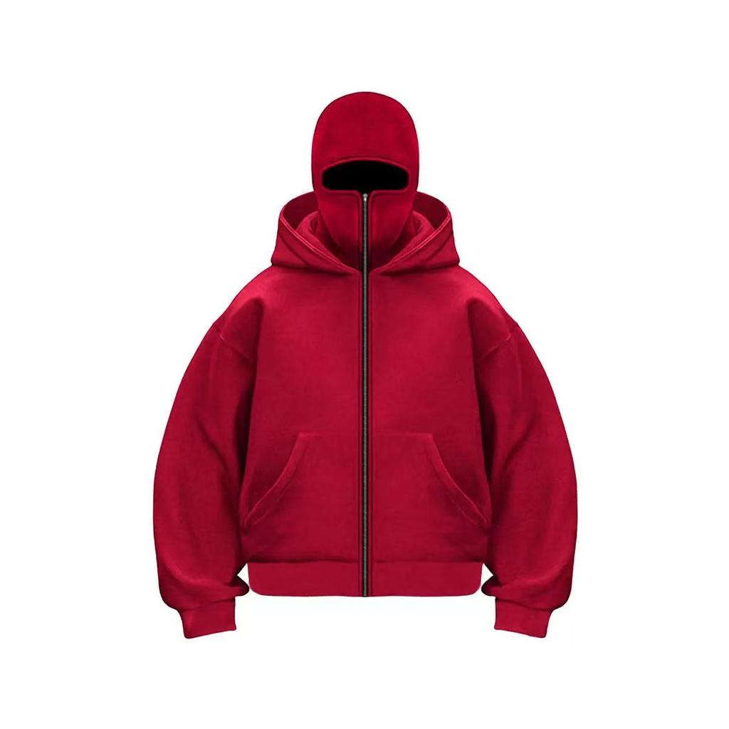 Trendy Unisex Double-Layer Hooded Zipper Sweatshirt for Autumn/Winter