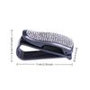 Universal Car Sunglasses Clip Sun Visor Glasses Holder Box with Card Ticket Compartment for Efficiency