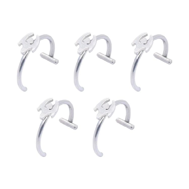 Magnetic Imitation Lip Rings Stainless Steel Body Jewelry Without Piercing Comfortable Wear for Dances Party Supplies