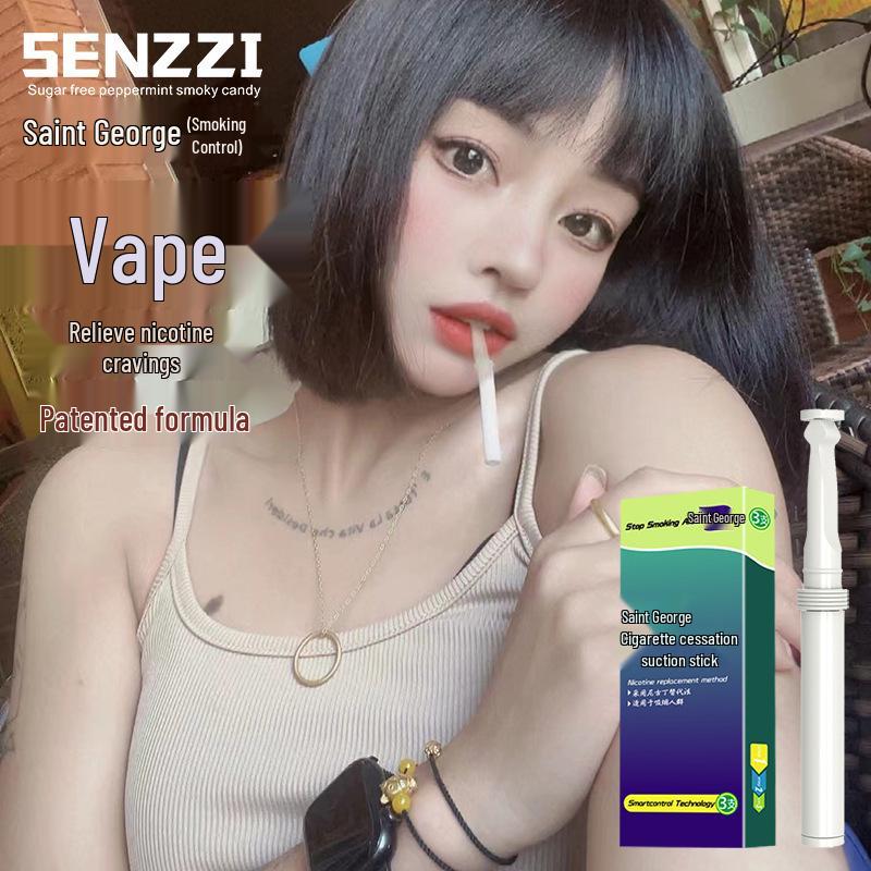 St. Georg Minze Raucherentwöhnung Mundstück 2024 Unisex-Modell - Erfrischende mentale Hilfe