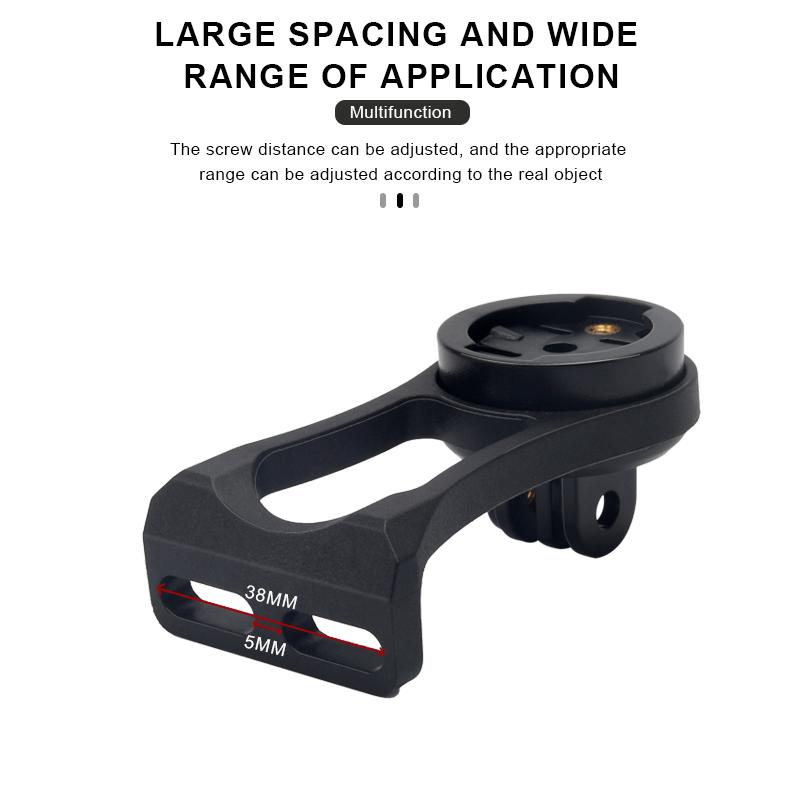 Bicycle Computer Holder Bike Handlebar Camera Mount MTB Stopwatch Speedometer Bracket For Garmin Bryton Gopro Flashlight Holder