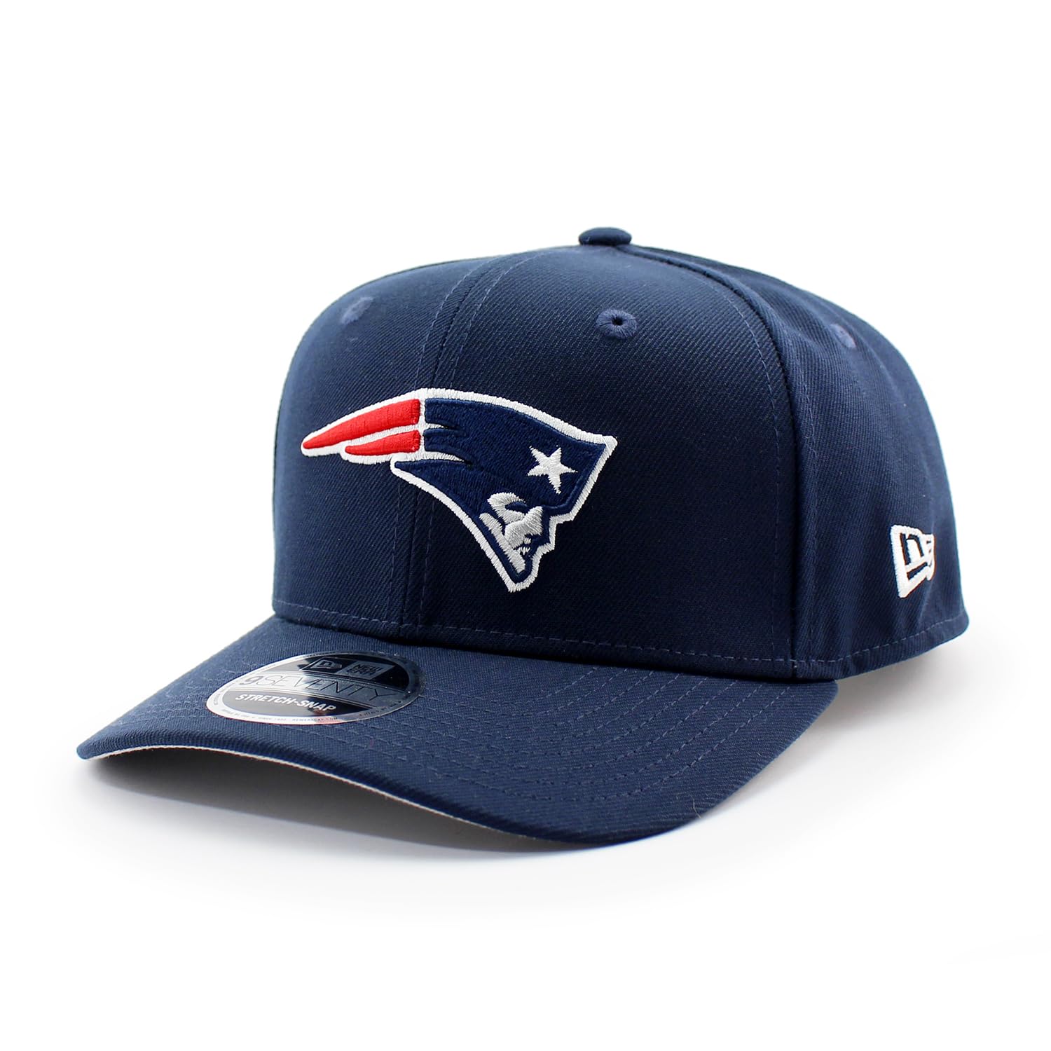 

New Era 9SEVENTY Stretch Snapback New England Patriots NFL STRETCH SNAPBACK Кепка для американського футболу, КЕПКА, Темно-синій, 970SS, [Вживана]