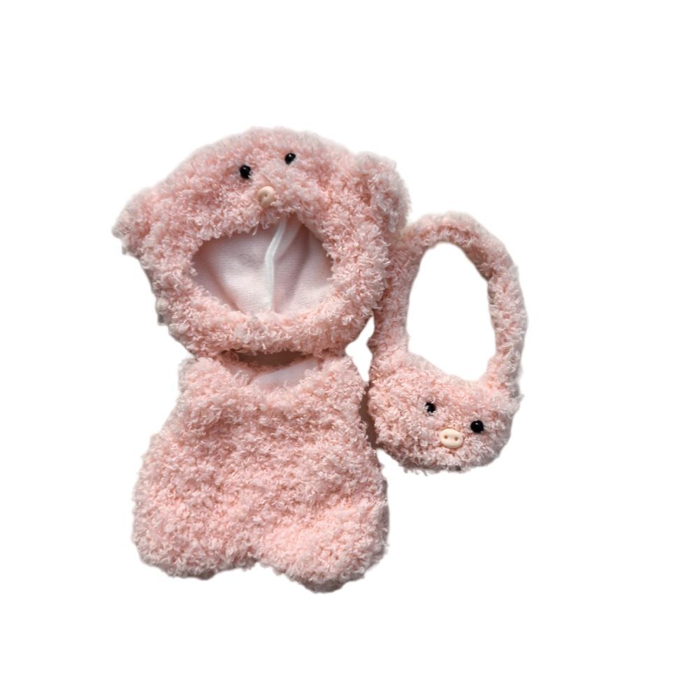 {Baby Clothes Only} 17cm Pendant Clothes Pink Pig Frog Set Little Snowman Set Christmas