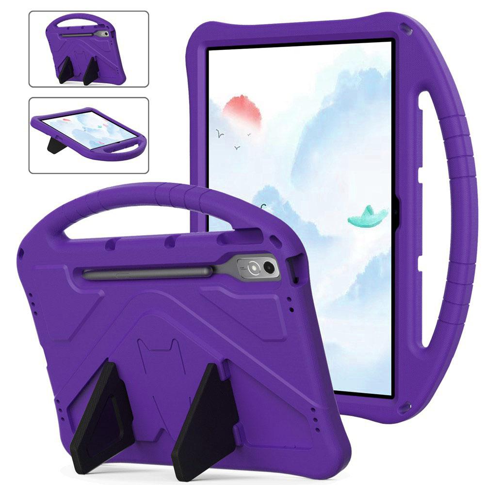 Pour Étui Tab P12 TB371FC 12.7  silicone enfants Housse Pour Xiaoxin Pad Pro 12.7 Pouces TB370FU TB370XU K12 TB240FC Coque LX Tab P12 K12 12.7 violet