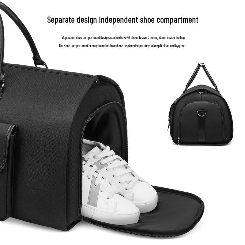 Men's Large Capacity Travel Suit Bag, Multifunctional and Foldable.