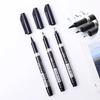 Schwarzer Pinselstift Kalligraphie Stifte Marker Kunst Schreiben Büro Schulbedarf Schreibwaren Schüler Malerei Lettering Stifte Marker