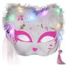 1PC Masquerade Celebration Multiple Styles Fox Mask Shining Cosplay Mask Anime Scenes Cat Mask Half Face