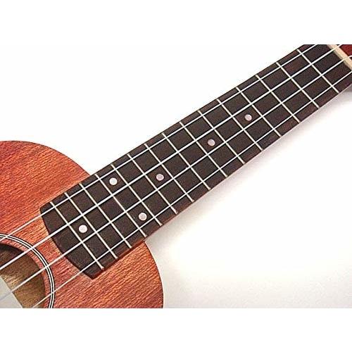 Maikai MKU-1 SRD 5-Piece Beginner Ukulele Set In See-Through Red (Ukulele, Instruction Book with DVD, Case, Tuner, Original Picks) - Ships with Safety