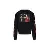 Off-White SS21 Sweatshirts Unisex Black Crew Neck Moderate Regular OMBA025R21FLE0051025