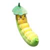 Cute Caterpillar Plush Hug Pillow Stuffed Animal Toy Decorative Pillows for Bedroom, Living Room