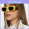 Geometric Square Sunglasses With Uv400 Protection For Outdoor Fashion And Street Style