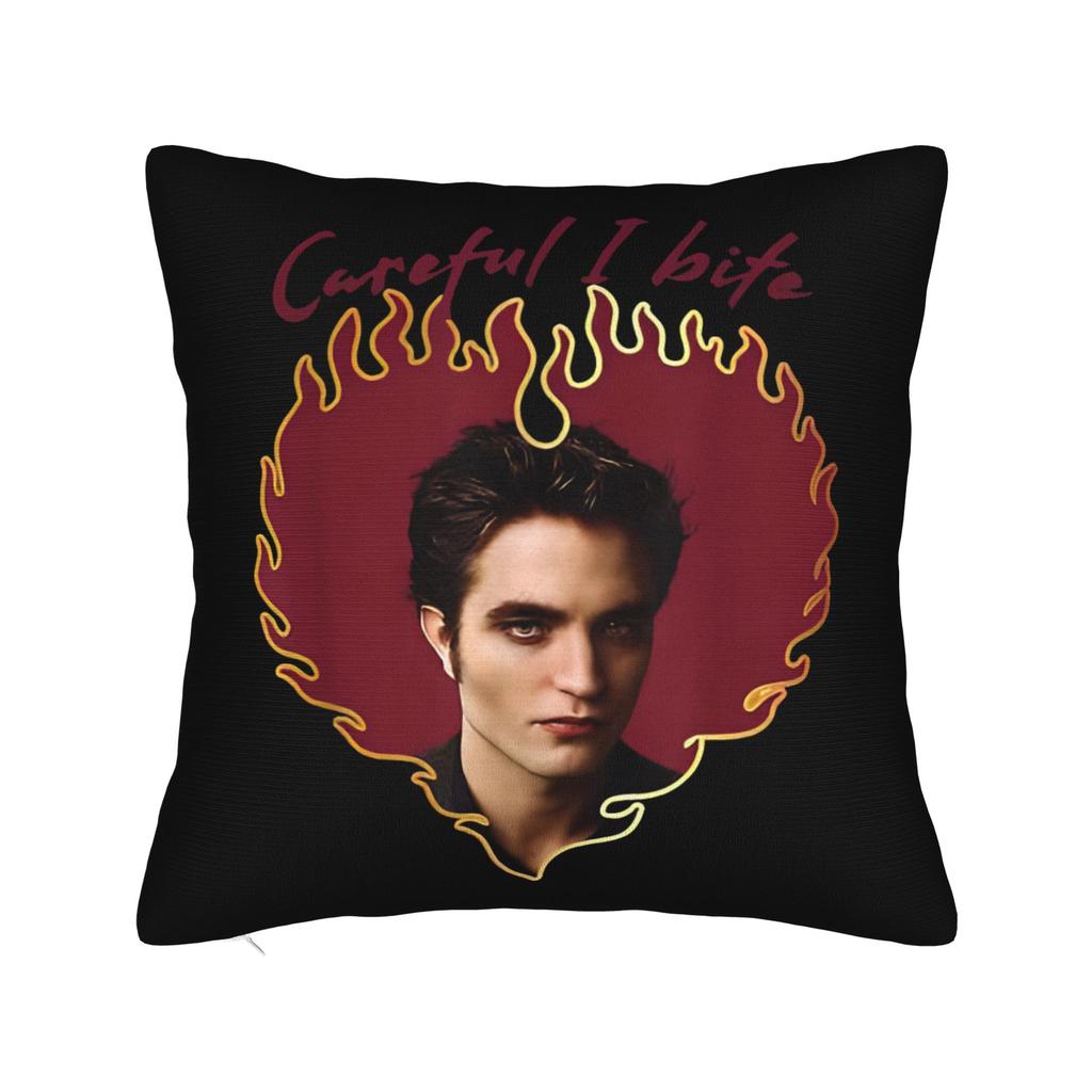 Twilights Vampire Edward Cullen Pillowcase Printing Polyester Cushion Cover Portrait Movie Throw Pillow Case Cover Home Square