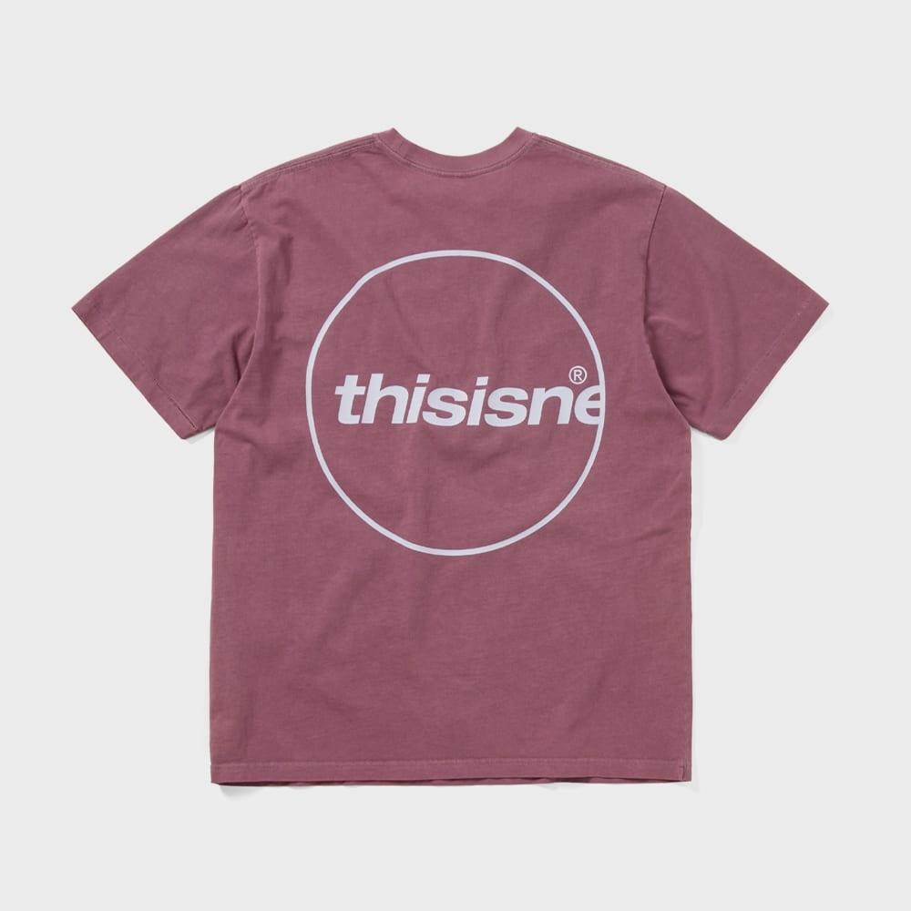 ThIs Is Never That C Logo Tee fuChsia L