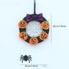 Flower Wreath Holiday Hanging Decorations for Halloween Felt Cloth Pumpkin Skull Fun Decoration for Home Party Atmosphere Props