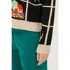Benetton Benetton Cable Intarsia Round Neck Knit Cardigan Bakca2511