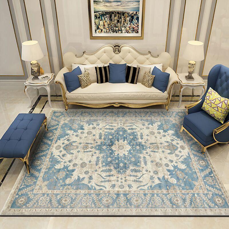 Light Color Retro Carpets for Living Room Original Kids Bedroom Carpets Large Size Entrance Rugs Room Decor Table Floor Mats