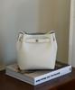 Herma Belt Bucket Bag White Bluebell Edge