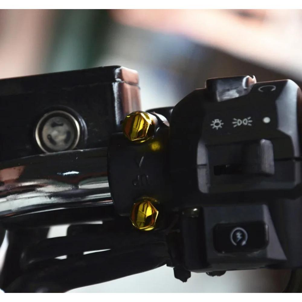 1 sada dekorací šroubovacího uzávěru pro úpravu motocyklu pro motorové skútry, elektrické auto, barevné kryty matic, příslušenství