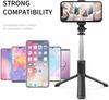 Selfie Stick Extendable Selfie Stick with Wireless Remote and Tripod Stand Portable Lightweight