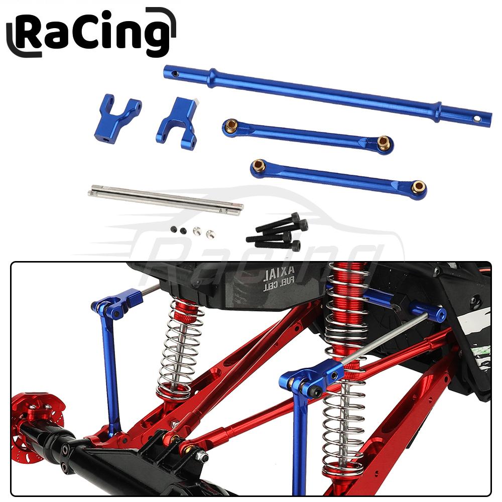 Aluminum Rear Anti-Tilt Rod Set For AXIAL RBX10 Ryft AXI03005 4WD 1/10 RC Crawler Car Upgrade Parts Metal For RC Car Bar Set