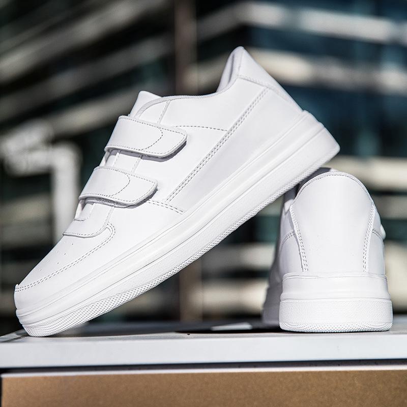 Men s Ultra-light White Cross-strap Casual Sneakers - Large Size Versatile Sports Shoes 45