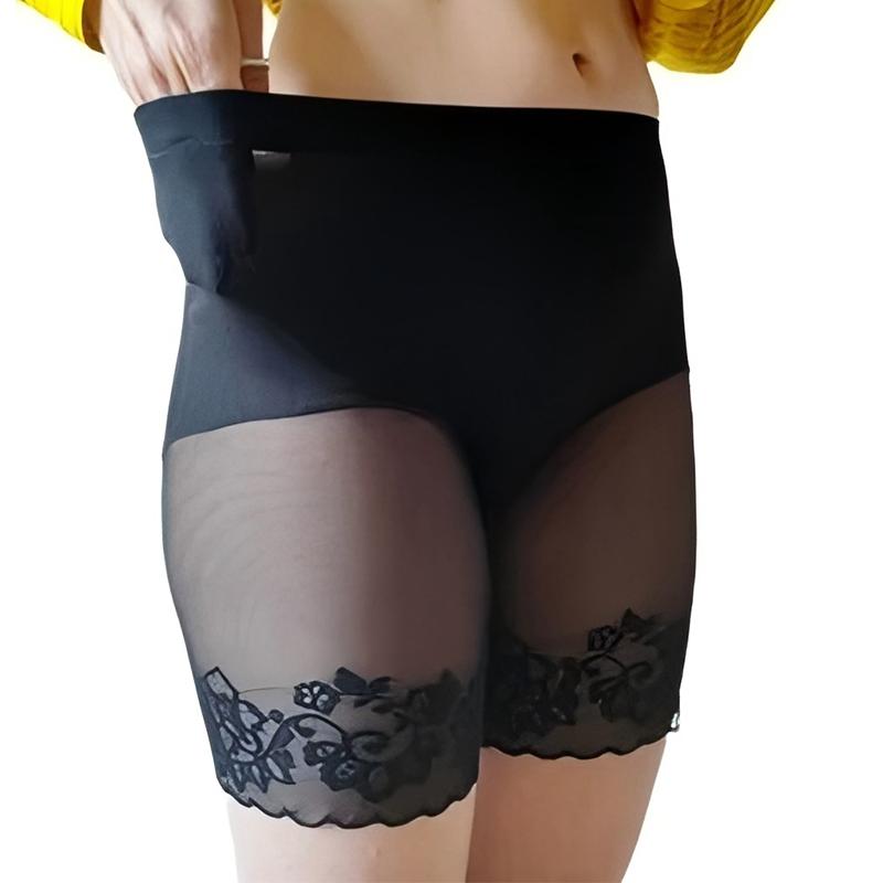 Sexy Lace Boyshorts Women Plus Size Safety Short Pants Summer Seamless High Waist Panties Anti Chafing Under Skirt