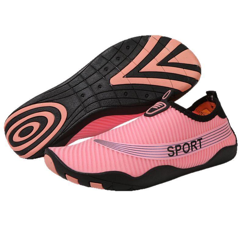 New Outdoor Creek Walking Shoes Non-slip and Wear-resistant Quick-drying Shoes Wading Shoes Rubber Sole Breathable Mesh Barefoot Water Shoes