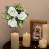 Simulatiebloemen Kandelaars Kransen Woonkamer Tafeldecoraties Sieraden Rozen Kaarsen Bekers Sfeerdecoratie Props
