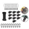 Awning Tarp Clips Buckle Carabiner Heavy Duty Camping Tent Clamps for Tarpaulin