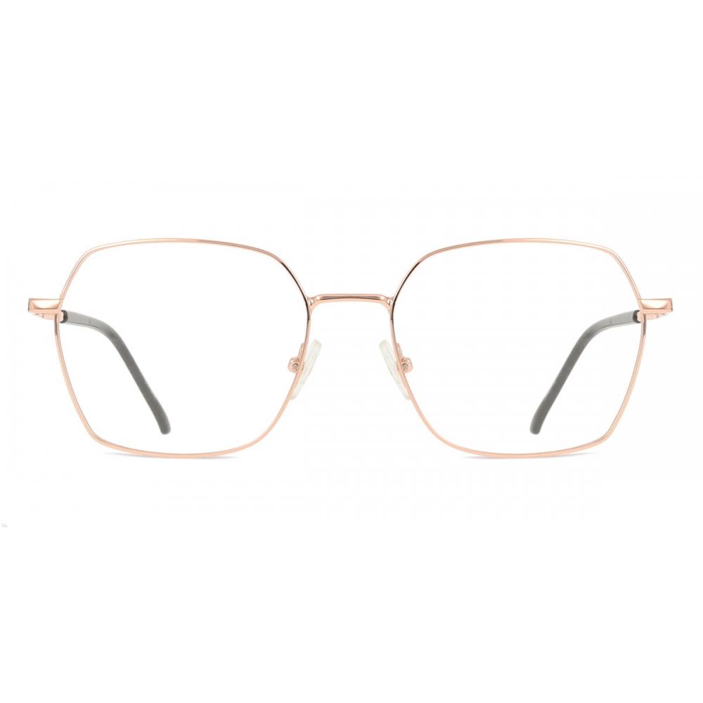 

Full Rim Geometric Rose Gold Smartbuy Collection Alexvaugh 913f Fashion Women Eyeglasses Rose Gold/53