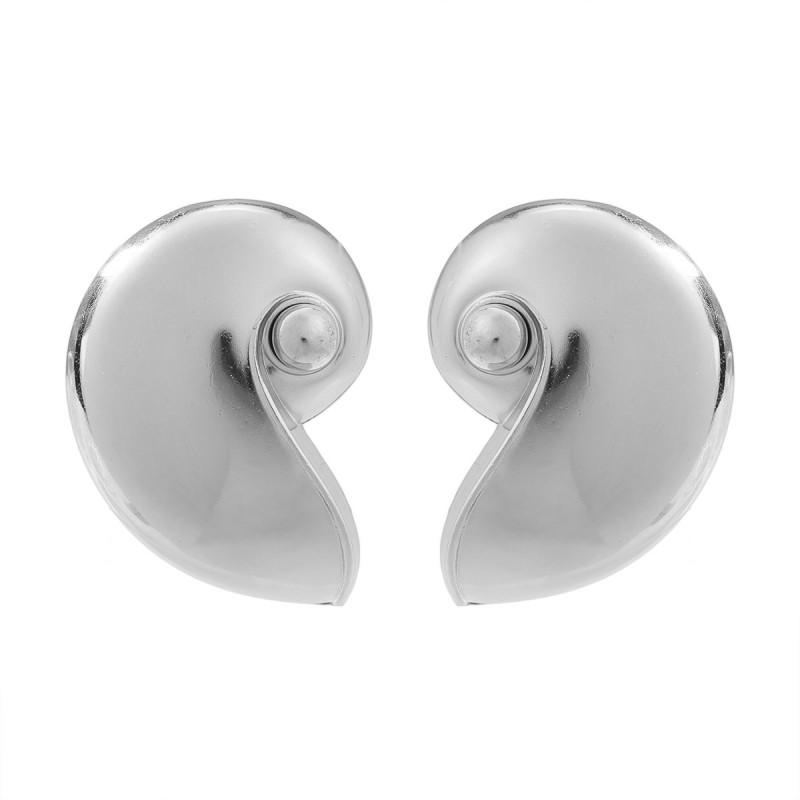 Large Shell Earrings Women Alloy Gold Plated Statement Earring Ins Trendy Fashion Jewelry