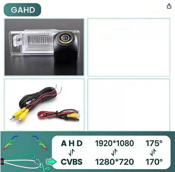 Nissan Qashqai/X-Trail HD AHD720 Nachtsicht Rückfahrkamera