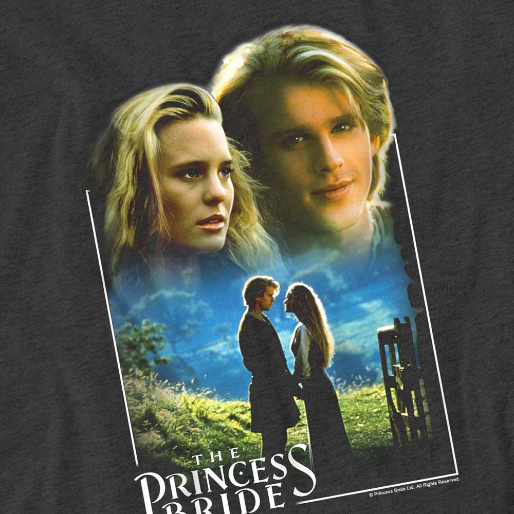 The Princess Bride Unisex Adult Buttercup & Westley Heather T-Shirt